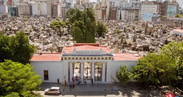 Mausoleos hist�ricos en el Cementerio de la Recoleta, un museo al aire libre en Buenos Aires.