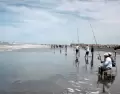 Pesca deportiva en la costa del r�o Negro, una de las actividades m�s elegidas por locales y visitantes en Viedma.