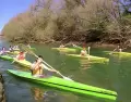 Traves�a en kayak por el r�o Negro, una forma activa y serena de descubrir la naturaleza de Viedma desde el agua.