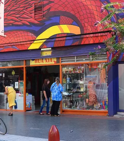 Los mercados en el Barrio Chino
