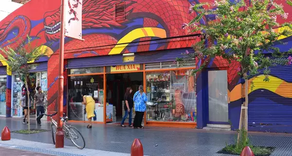 Los mercados en el Barrio Chino