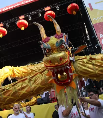 La danza del Drag�n es uno de los momentos m�s esperados