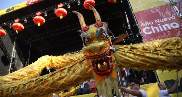 La danza del Drag�n es uno de los momentos m�s esperados