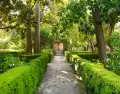 Los jardines del Museo Larreta, un rinc�n cultural y verde en Buenos Aires.