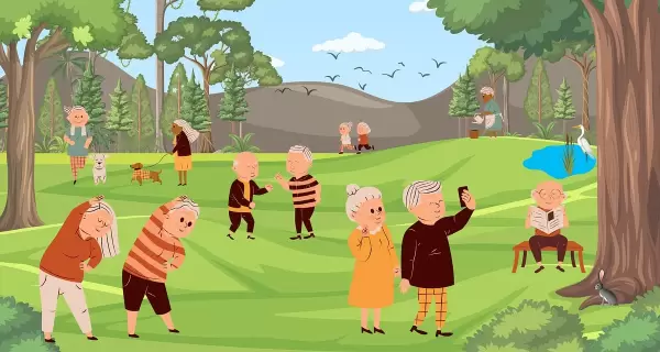 Jubilados disfrutando de un viaje gratuito con PAMI en destinos tur�sticos de Argentina.