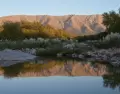 Vista de un arroyo entre las Sierras: una t�pica postal del turismo aventura en C�rdoba.