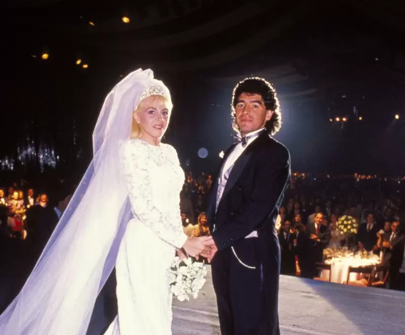 Casamiento Diego Maradona y Claudia Villafañe
