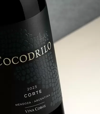 La nueva etiqueta de Cocodrilo resalta la esencia �gil y sofisticada del vino.