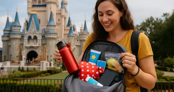 Una mochila bien equipada puede ahorrarte tiempo y dinero, y garantizar un d�a m�s c�modo en los parques Disney.