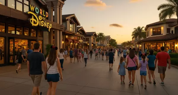 Disney Springs combina compras, gastronom�a y espect�culos en un paseo gratuito dentro del complejo Disney World.