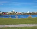 Senderos y espejos de agua del Parque de Mogotes, un rinc�n natural en el sur de Mar del Plata