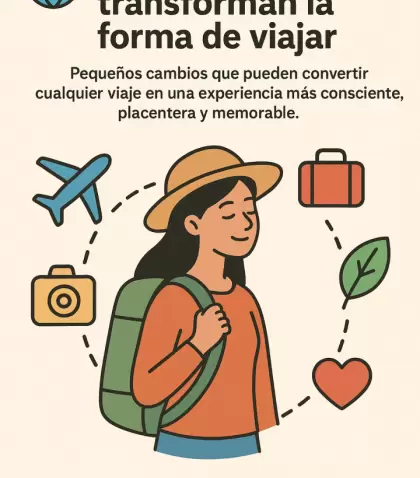 Diez h�bitos que transforman la forma de viajar.