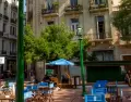 La Plaza Dorrego conserva el esp�ritu bohemio y tanguero que define al barrio de San Telmo.