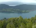 Desde el Cerro Campanario, se observan los lagos Nahuel Huapi y Moreno, una de las vistas m�s ic�nicas de la Patagonia.