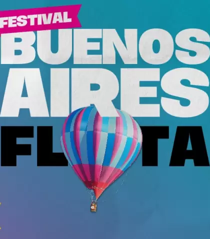 Globos aerost�ticos en el festival Buenos Aires Flota, una experiencia �nica en el Parque Municipal de Mercedes.