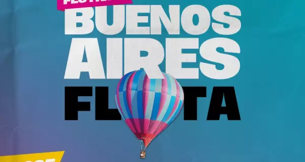 Globos aerost�ticos en el festival Buenos Aires Flota, una experiencia �nica en el Parque Municipal de Mercedes.