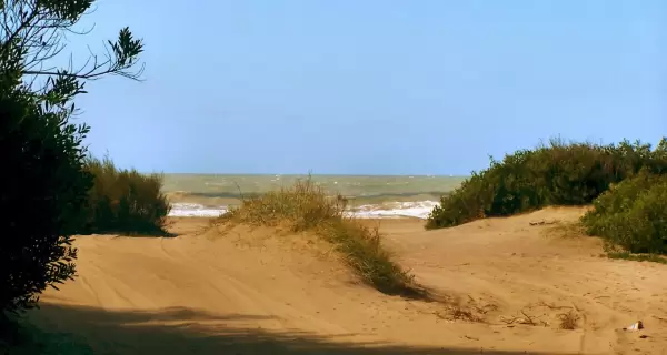 Mar Azul combina playa, bosque y tranquilidad en uno de los rincones m�s apacibles de la Costa Atl�ntica.