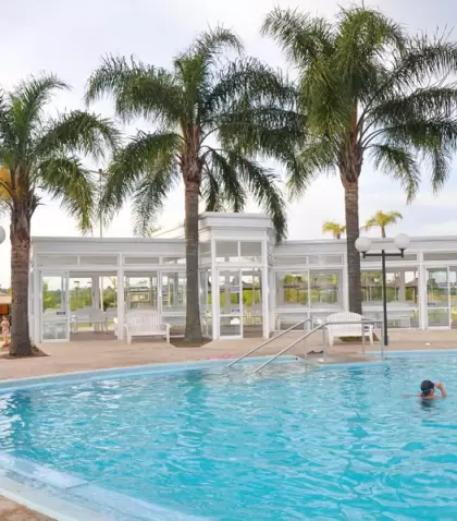 Las termas tambi�n se disfrutan en verano como espacios de descanso y bienestar.