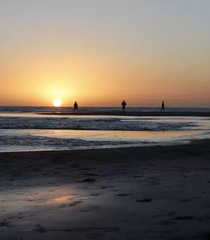 En verano, el atardecer se convierte en el mejor momento del d�a en muchos paisajes argentinos.