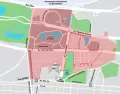 Mapa de cortes de calles en Palermo.
