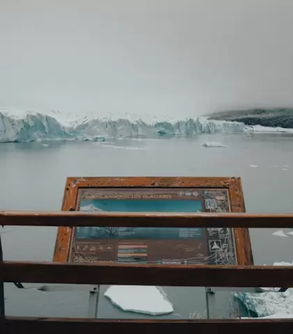 Cuando desaparecen las multitudes, El Calafate muestra su versi�n m�s impactante.